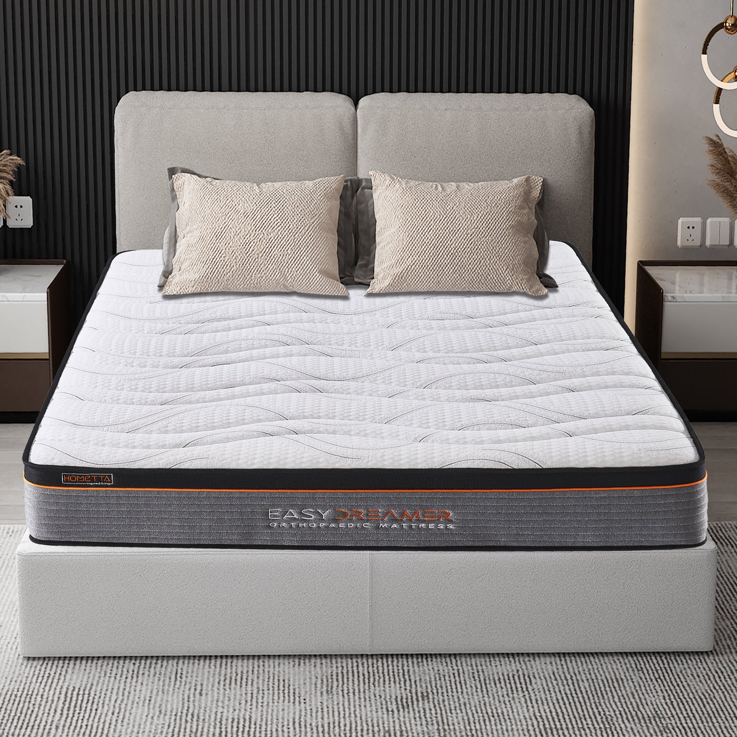 EasyDreamer Orthopaedic Euro Top Pocket Spring King Mattress